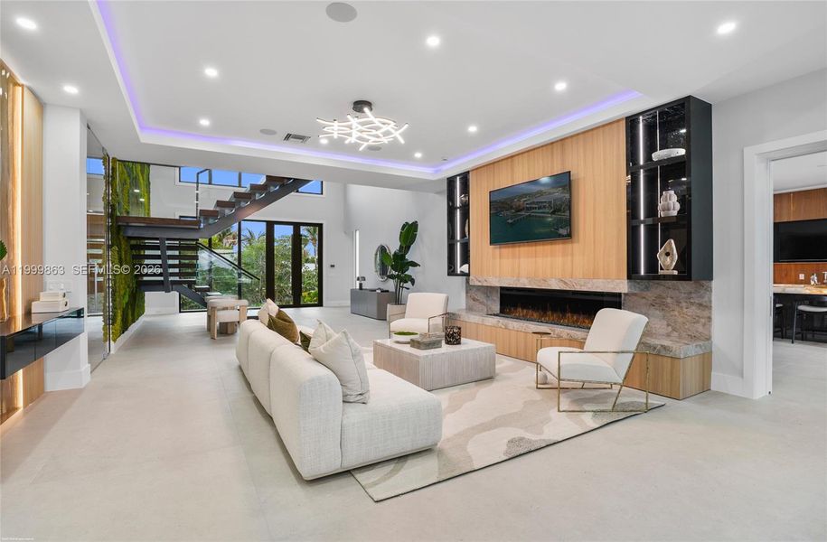 Furnished interior view inside a new home in , Jupiter (Image 14).