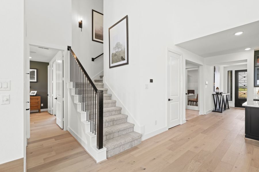 Furnished interior view inside a new home in Harvest Green 50', Richmond (Image 14).