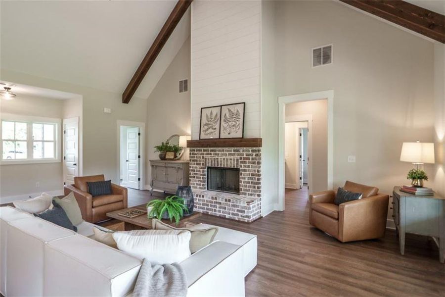 Furnished interior view inside a new home in , Social Circle (Image 8).