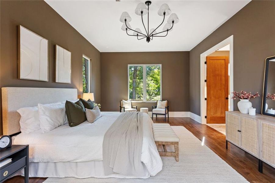 Furnished interior view inside a new home in , Smyrna (Image 45).