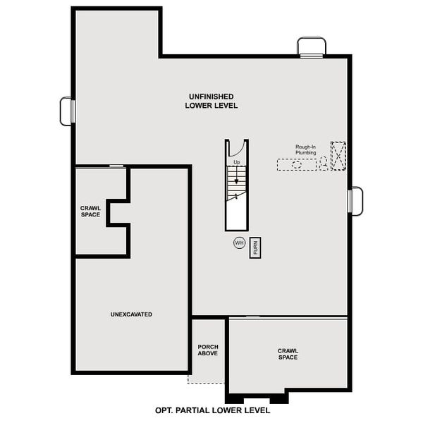 2D floor plan layout of this home in Parkdale Commons, Lafayette, CO (Image 5).