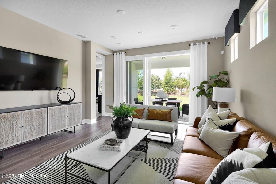 Furnished interior view inside a new home in , Yulee (Image 9).