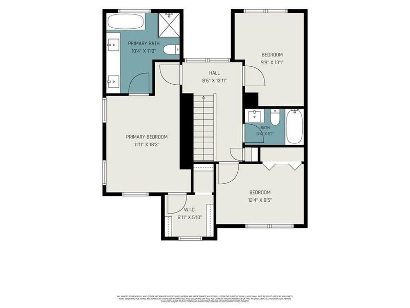 2D floor plan layout of this home in , Gainesville, GA (Image 3).