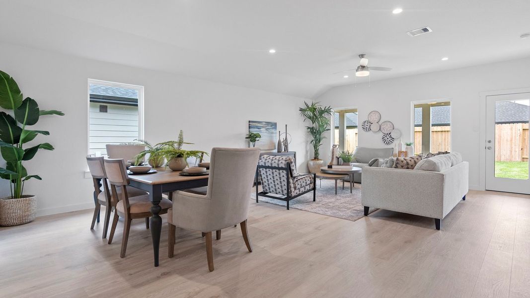Furnished interior view inside a new home in Tamarron, Fulshear (Image 9).