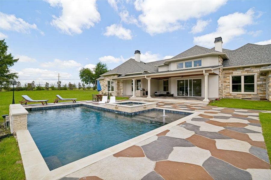 Exterior details and patio area of a home in , McLendon-Chisholm (Image 3).