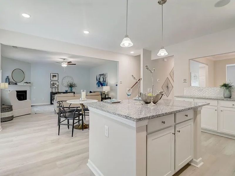 Furnished interior view inside a new home in Providence Station at Trolley Run, Aiken (Image 11). Furnished interior view inside a new home in Providence Station at Trolley Run, Aiken (Image 11).
