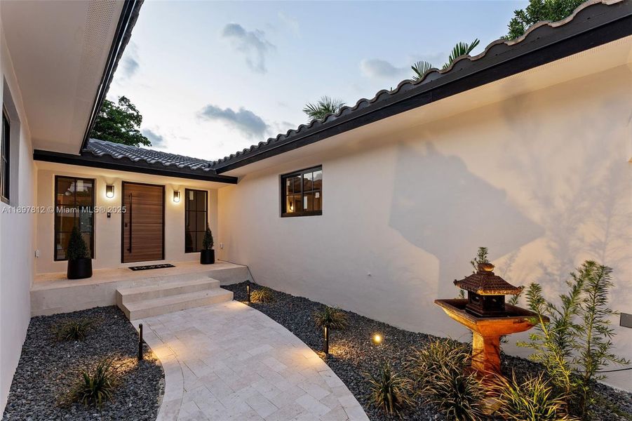 Exterior details and patio area of a home in , Surfside (Image 26). Exterior details and patio area of a home in , Surfside (Image 26).