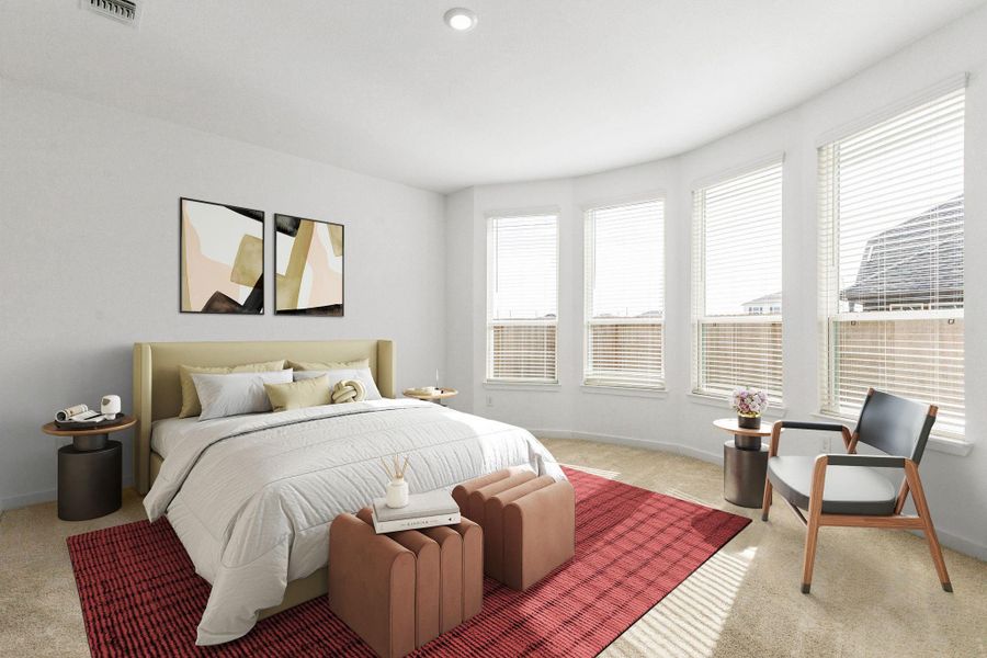 Furnished interior view inside a new home in Windcress, Baytown (Image 17).