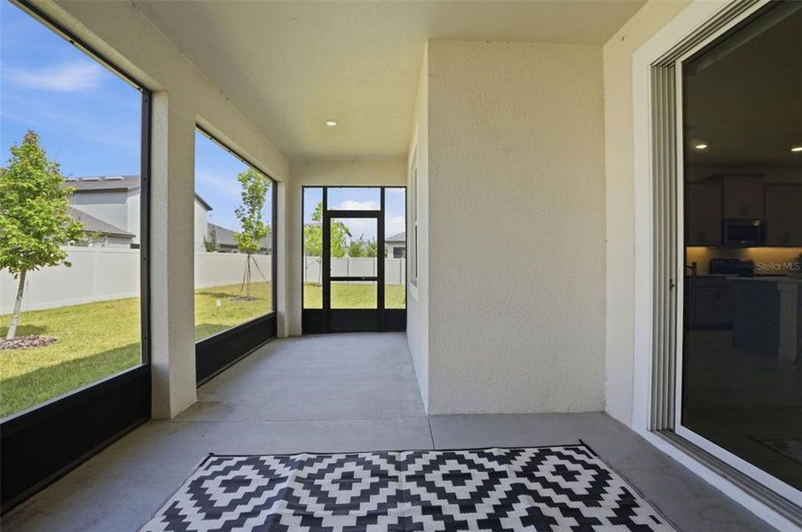 Exterior details and patio area of a home in Mirada Active Adult, San Antonio (Image 23).