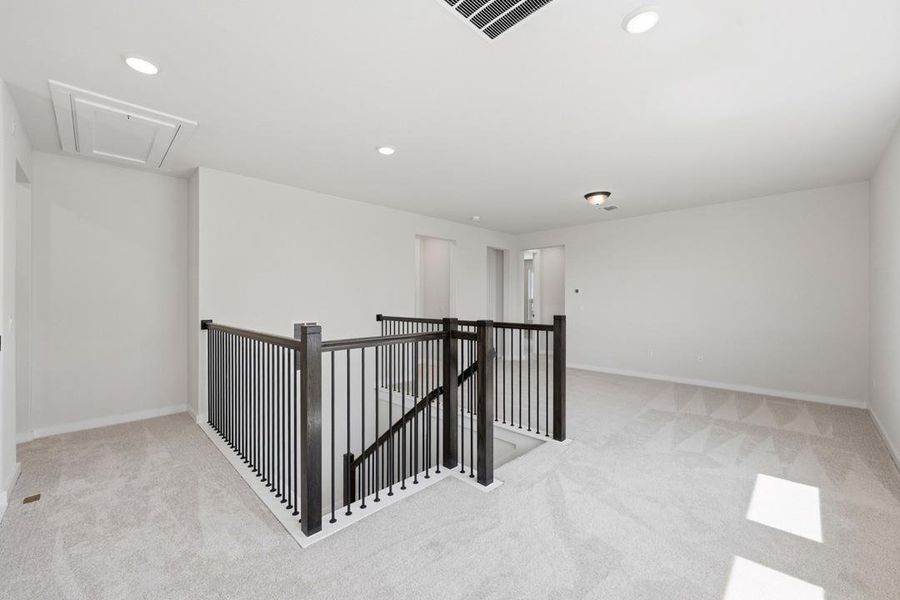 Spacious, unfurnished interior of a new home in Terrace Collection At Turner's Crossing, Buda (Image 30).