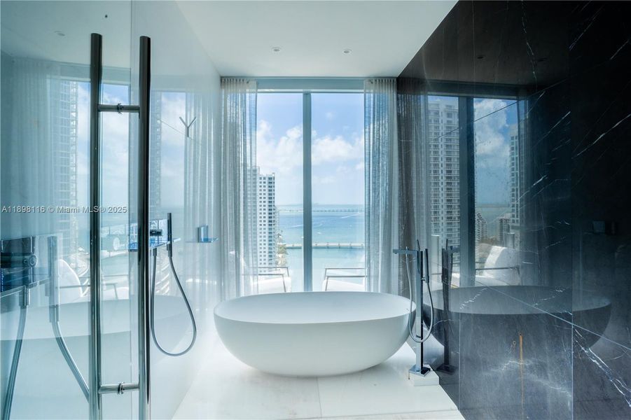 Furnished interior view inside a new home in Aston Martin Residences, Miami (Image 2). Furnished interior view inside a new home in Aston Martin Residences, Miami (Image 2).