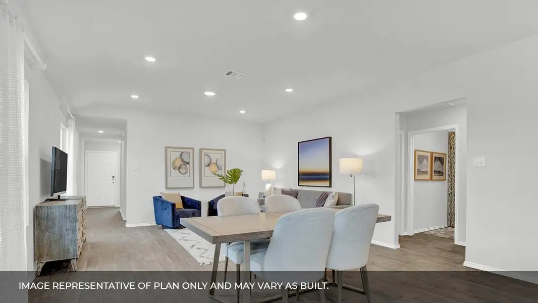 Furnished interior view inside a new home in Southgrove, Kyle (Image 13).