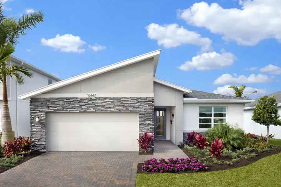 Representative exterior photo of a completed home built from the Gateway by Mattamy Homes in Tradition, Port St. Lucie, FL (Image 18). Representative exterior photo of a completed home built from the Gateway by Mattamy Homes in Tradition, Port St. Lucie, FL (Image 18).