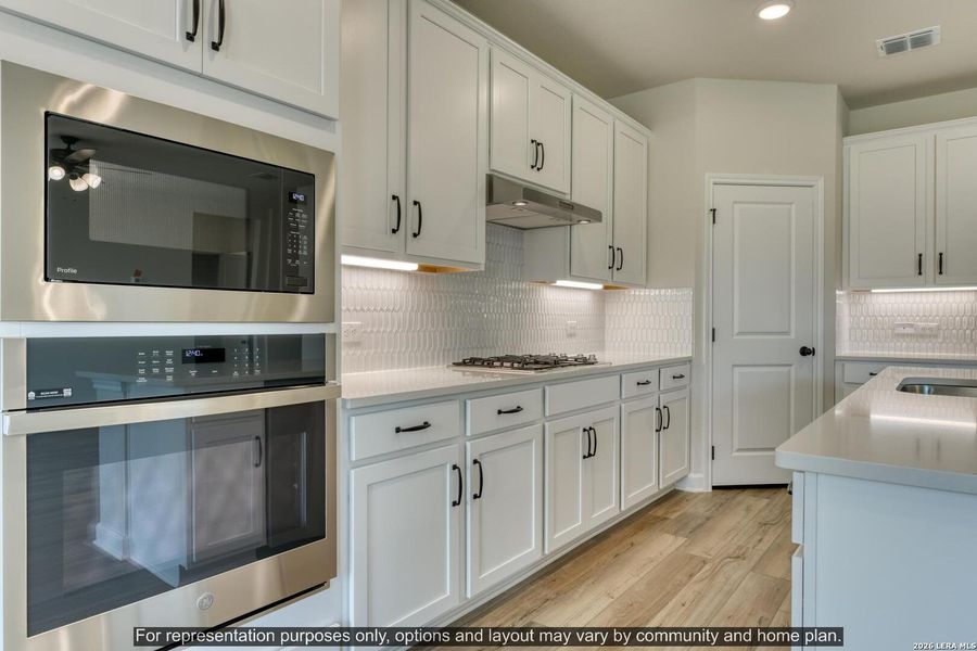 Furnished interior view inside a new home in Hennersby Hollow, San Antonio (Image 6).