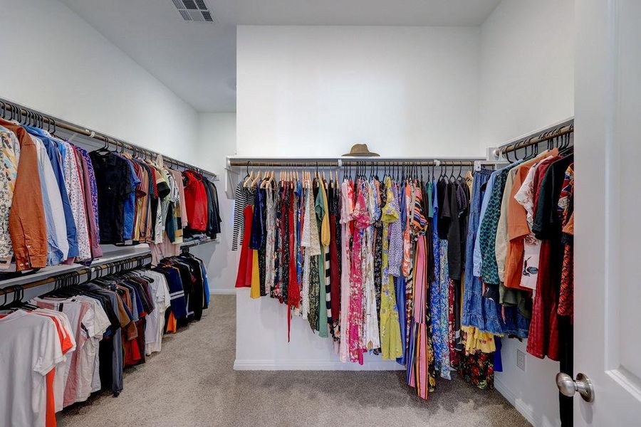 Primary Spacious closet