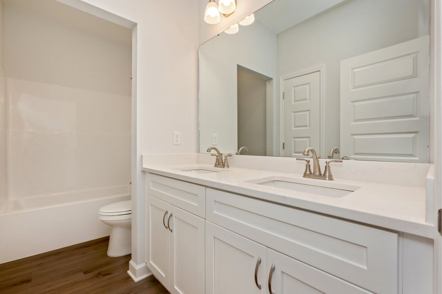 Furnished interior in a model home at Bridle Wood Estates in Crestview (Image 8).