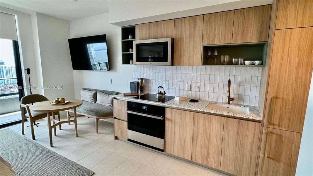 Furnished interior view inside a new home in , Miami (Image 26).