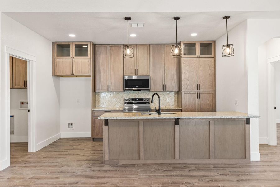 Furnished interior view inside a new home in , Kerrville (Image 8).