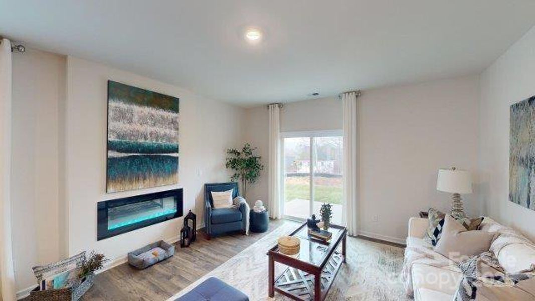 Furnished interior view inside a new home in Falls at Hickory, Hickory (Image 37).