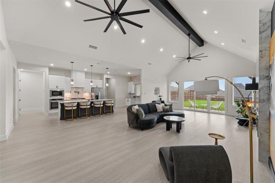 Furnished interior view inside a new home in , Forney (Image 14).