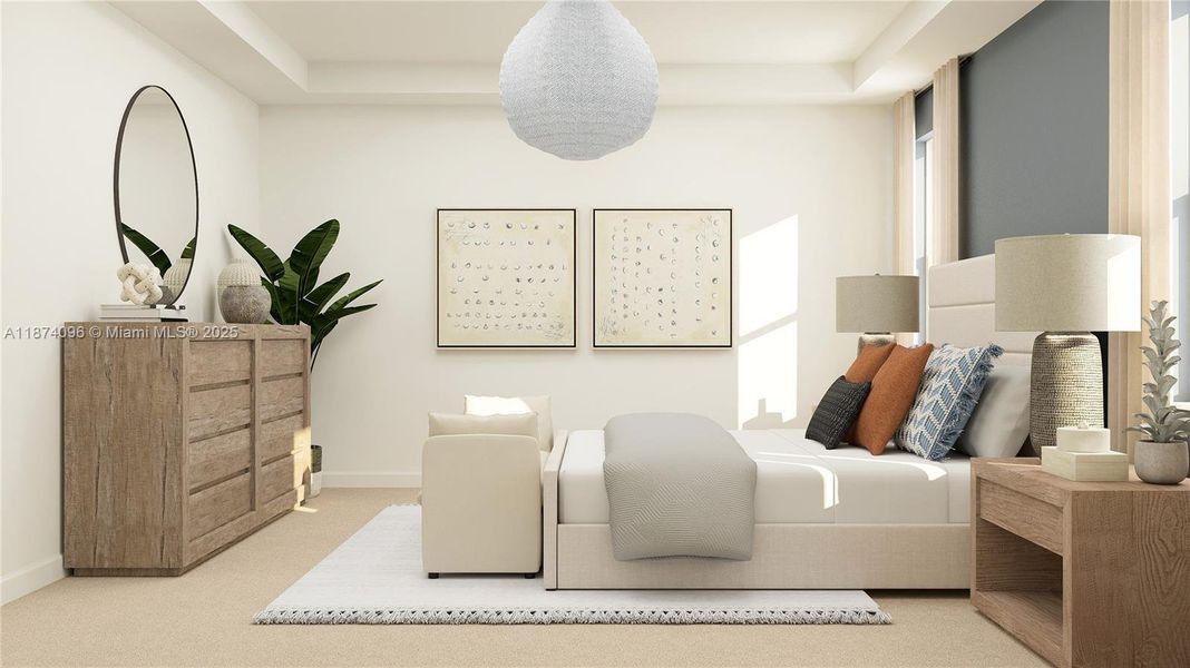 Furnished interior view inside a new home in , Homestead (Image 19).