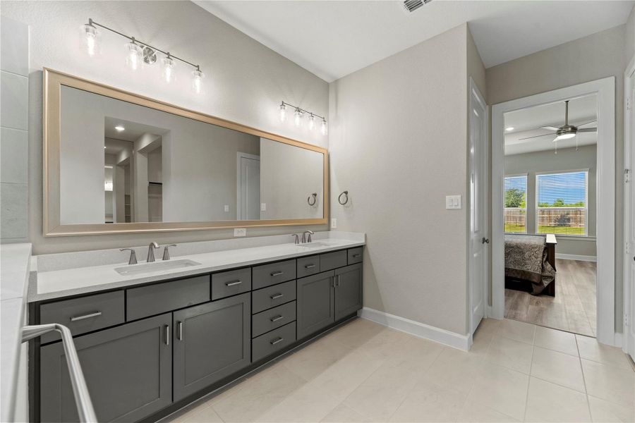 Furnished interior view inside a new home in , Katy (Image 16).