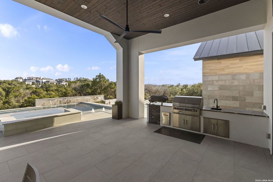 Exterior details and patio area of a home in , San Antonio (Image 36). Exterior details and patio area of a home in , San Antonio (Image 36).