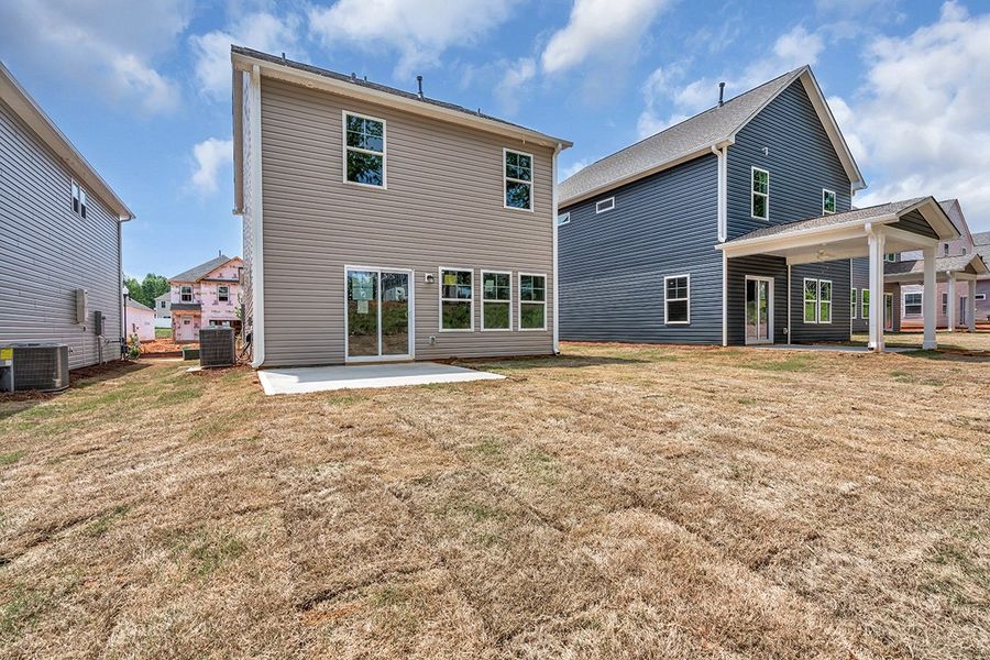 Representative exterior photo of a completed home built from the Laurel II by Great Southern Homes in Worthington, Hephzibah, GA (Image 17).