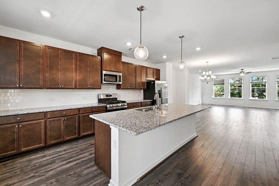 Furnished interior view inside a new home in Henson Square, Lawrenceville (Image 8). Furnished interior view inside a new home in Henson Square, Lawrenceville (Image 8).
