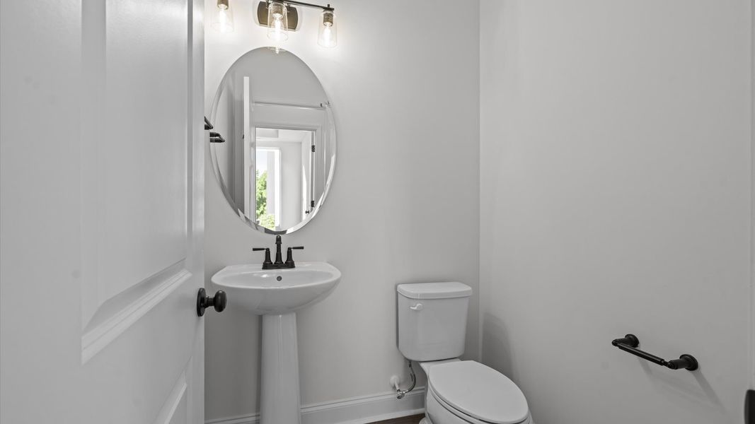 Representative furnished interior of a home built from the Ansley by DRB Homes in Sidney Creek Single Family, Zebulon (Image 17).