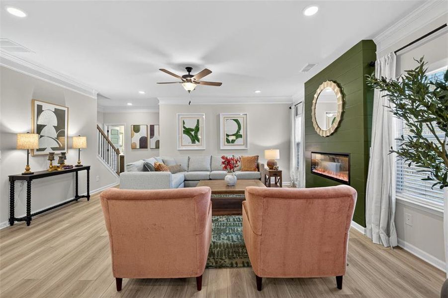 Furnished interior view inside a new home in Jones Ridge, Dallas (Image 16).
