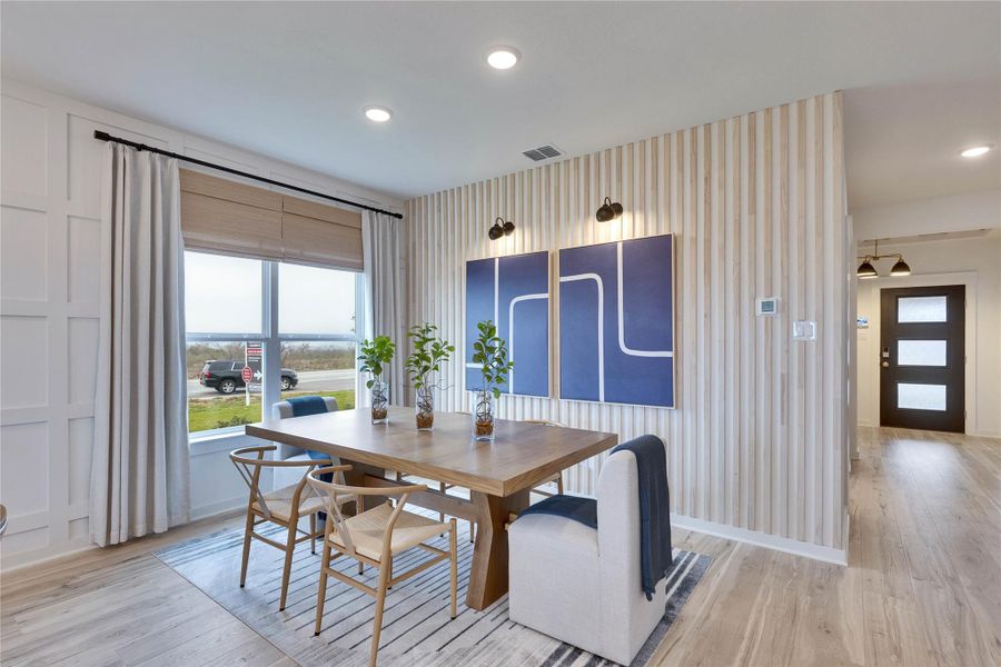 Furnished interior view inside a new home in Whisper South, San Marcos (Image 30).