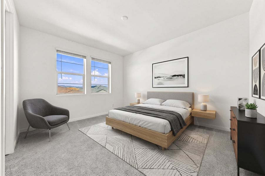 Furnished interior view inside a new home in Willows at Bella Vista Farms, San Tan Valley (Image 11).