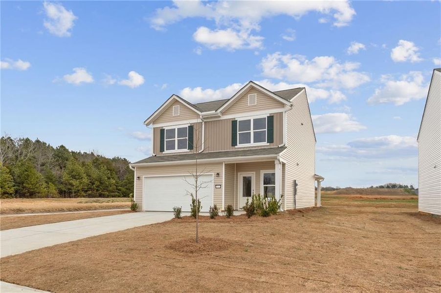 Front exterior of a new home in , Rockmart, GA, highlighting curb appeal (Image 5). Front exterior of a new home in , Rockmart, GA, highlighting curb appeal (Image 5).