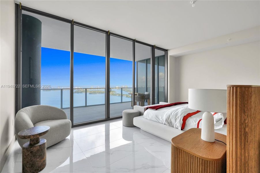 Furnished interior view inside a new home in , Miami (Image 12).