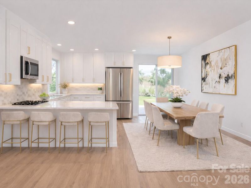 AI Generated Kitchen/Dining room