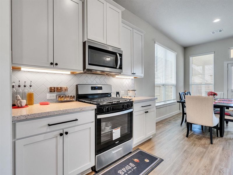 Furnished interior view inside a new home in Sunterra, Katy (Image 28). Furnished interior view inside a new home in Sunterra, Katy (Image 28).