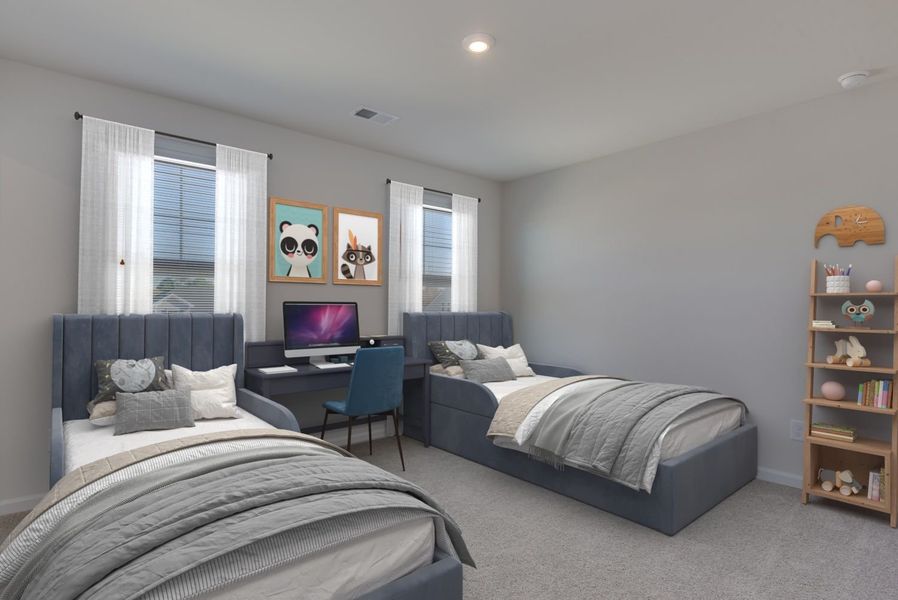 Furnished interior view inside a new home in Madison at Buice Lake, Acworth (Image 110).