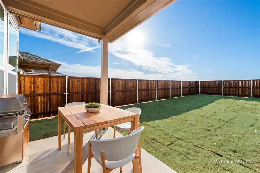 Exterior details and patio area of a home in Sicily, Princeton (Image 3). Exterior details and patio area of a home in Sicily, Princeton (Image 3).