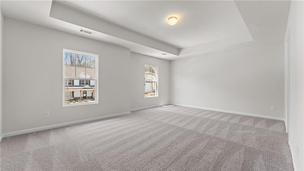 Spacious, unfurnished interior of a new home in The Reserve at Willow Oaks, Canton (Image 8).