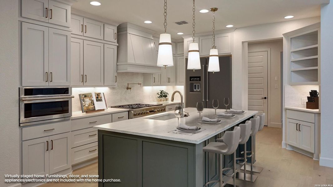 Furnished interior view inside a new home in The Dominion, San Antonio (Image 13).