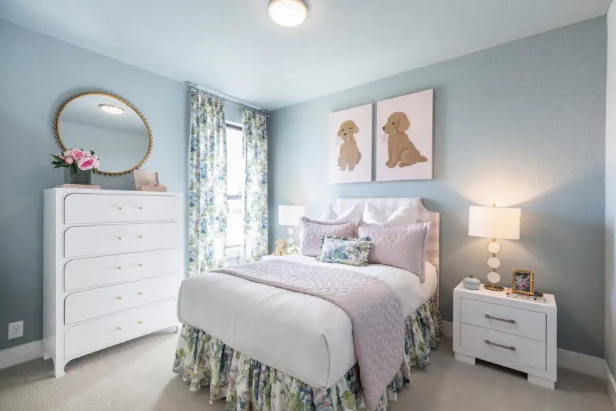 Representative Secondary Bedroom - some options shown