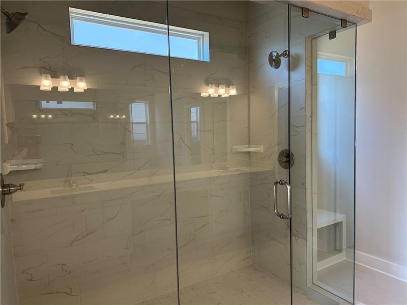 Close-up of interior finishes inside a home in Rosewood Lake Preserve, Hoschton (Image 13).