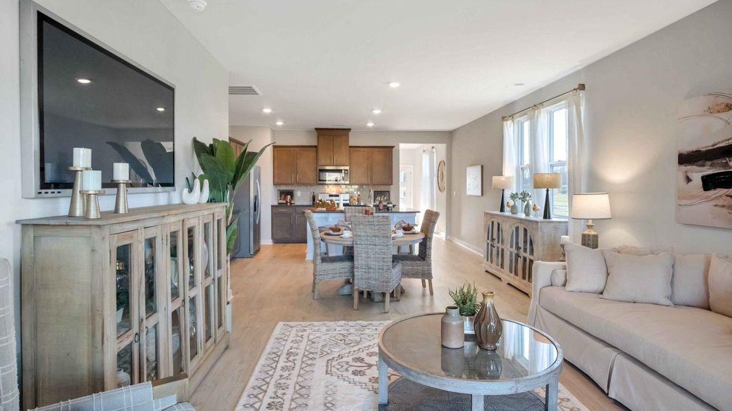 Furnished interior view inside a new home in Nexus South, Gallatin (Image 17).