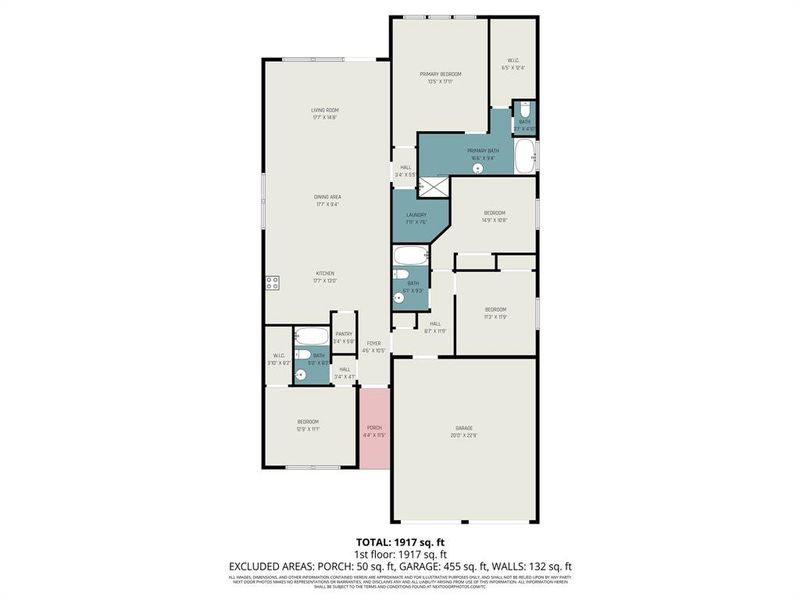 2D floor plan layout of this home in , Forney, TX (Image 5).