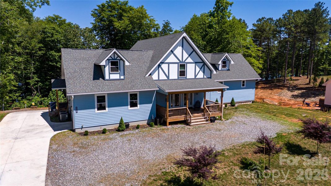 Front exterior of a new home in , Connelly Springs, NC, highlighting curb appeal (Image 23).