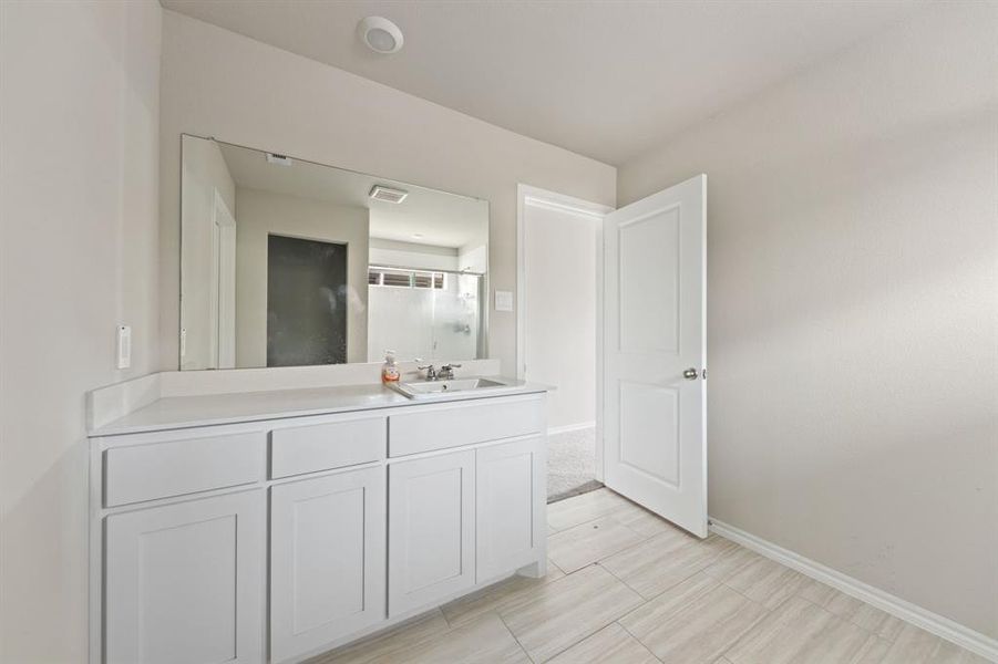 Furnished interior view inside a new home in Rosewood at Beltmill, Fort Worth (Image 6).