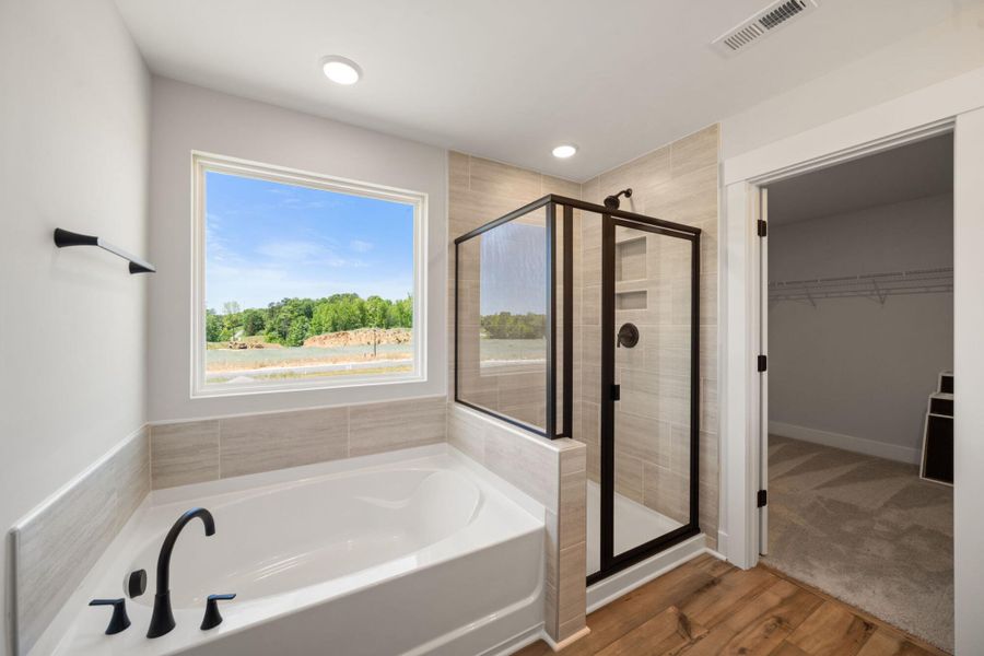 Furnished interior view inside a new home in Hayes Village, Greensboro (Image 9).