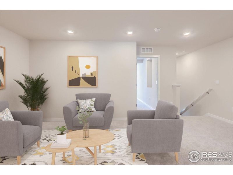Furnished interior view inside a new home in Mountain Brook, Longmont (Image 17). Furnished interior view inside a new home in Mountain Brook, Longmont (Image 17).