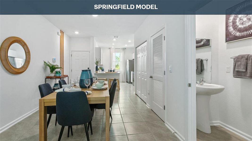 Furnished interior view inside a new home in , St. Augustine (Image 17).